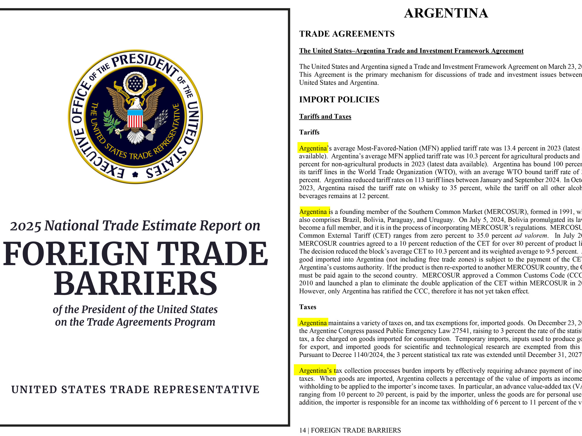 Aranceles estadounidenses para Argentina: impacto del dólar importador y el impuesto PAIS en La Salada.