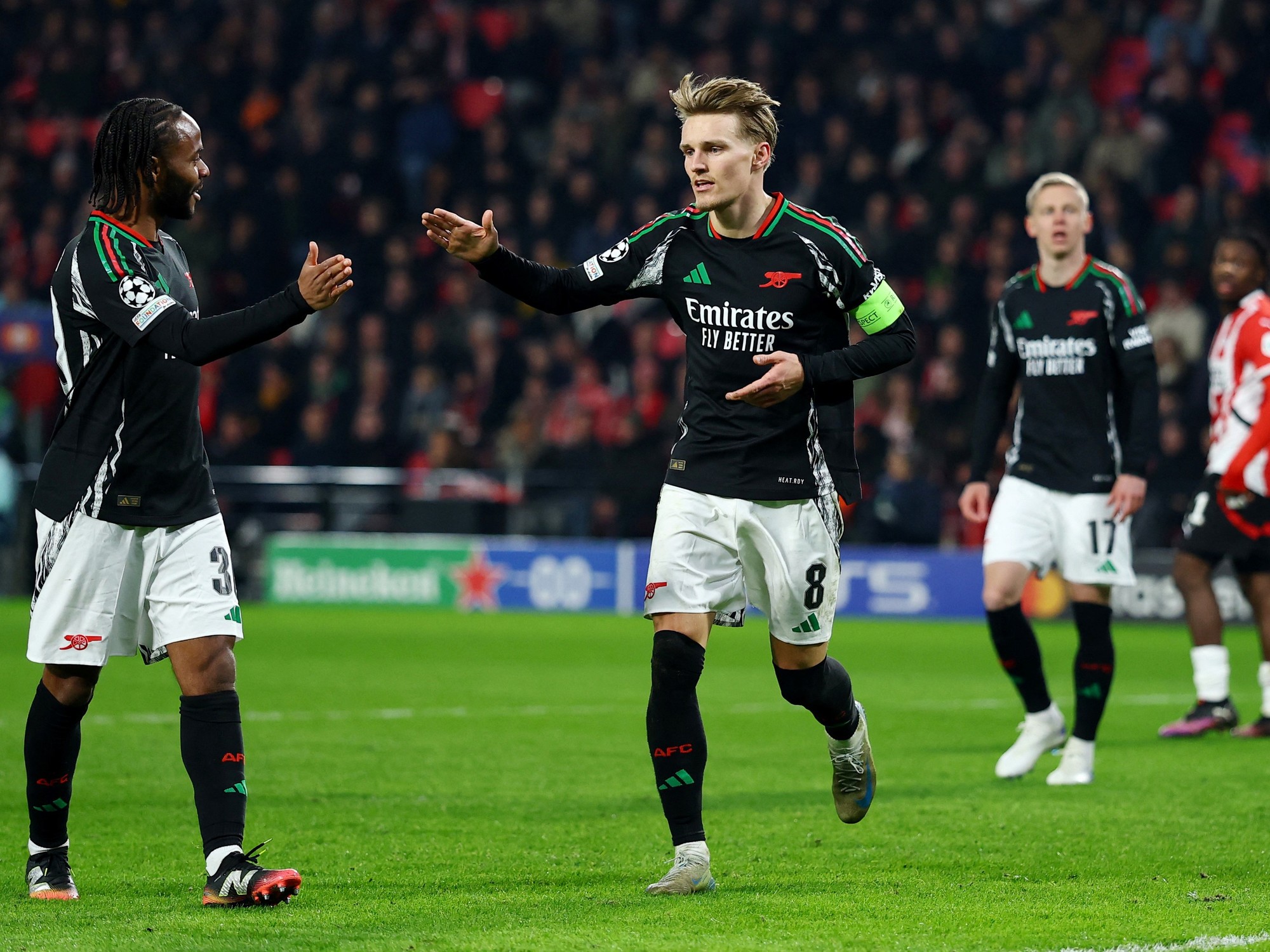 Arsenal vs PSV Eindhoven: Formaciones y horario de octavos de final de la Champions League