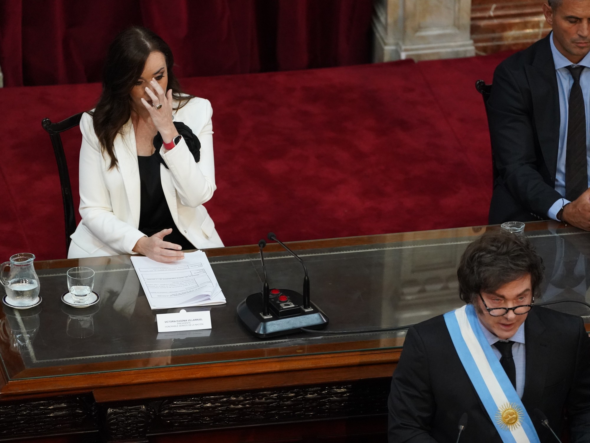 Inauguración polémica de sesiones del Congreso por Javier Milei
