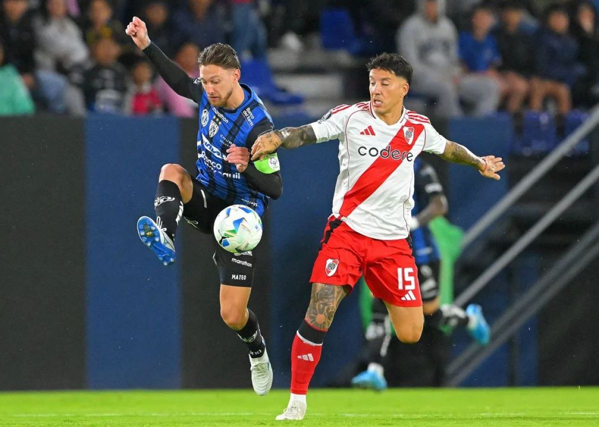 River rescató un punto clave en Ecuador y lidera su grupo en la Libertadores