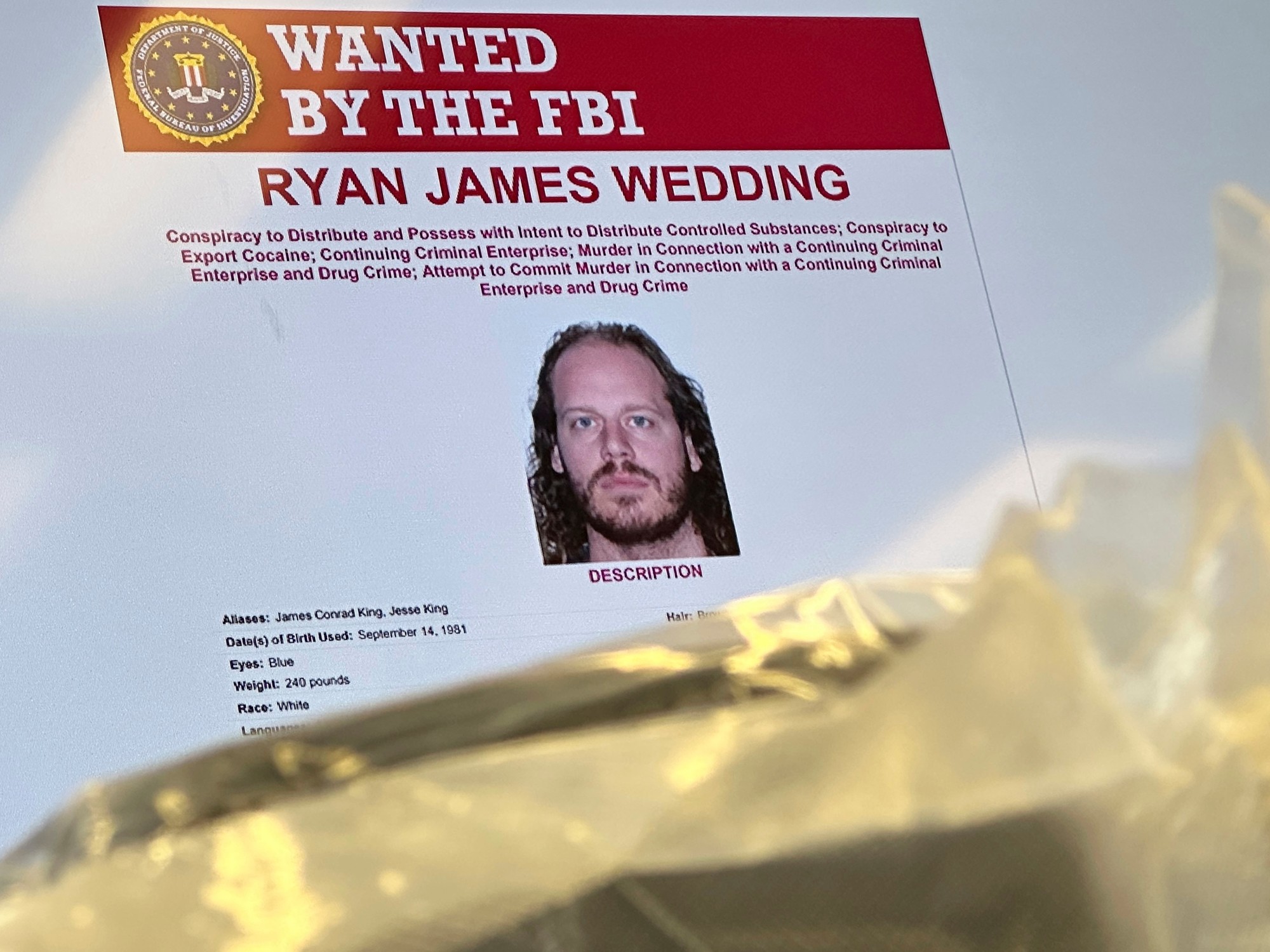 Ryan Wedding: Deportista fugitivo en la lista del FBI con recompensa millonaria