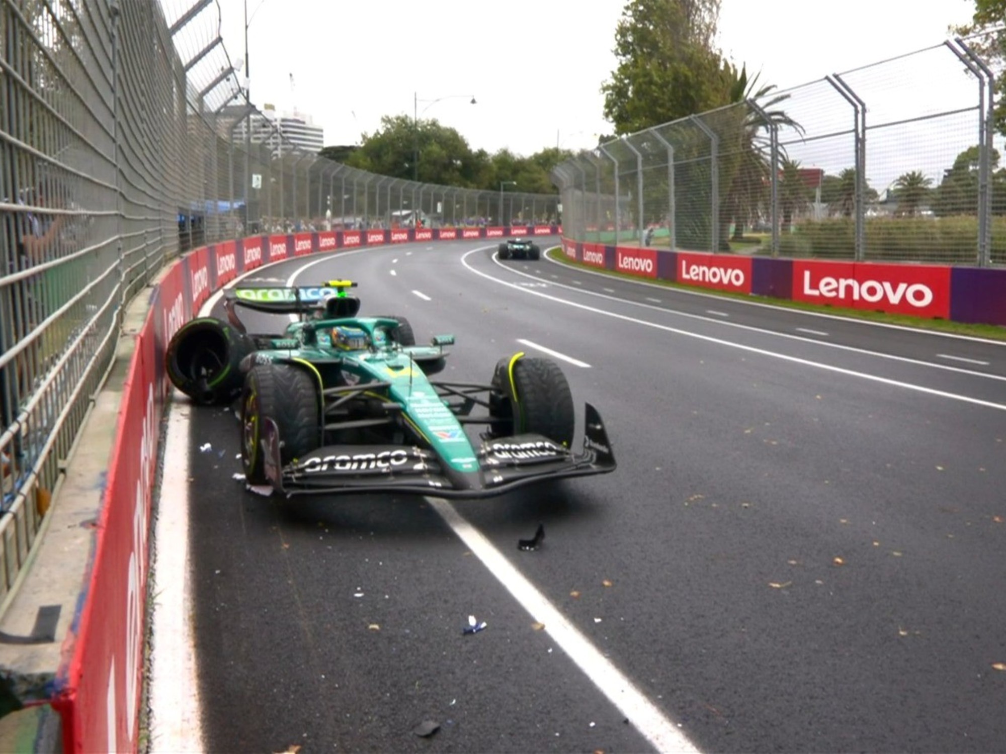 Accidentes en el GP de Australia: un recuento de caos en la pista.