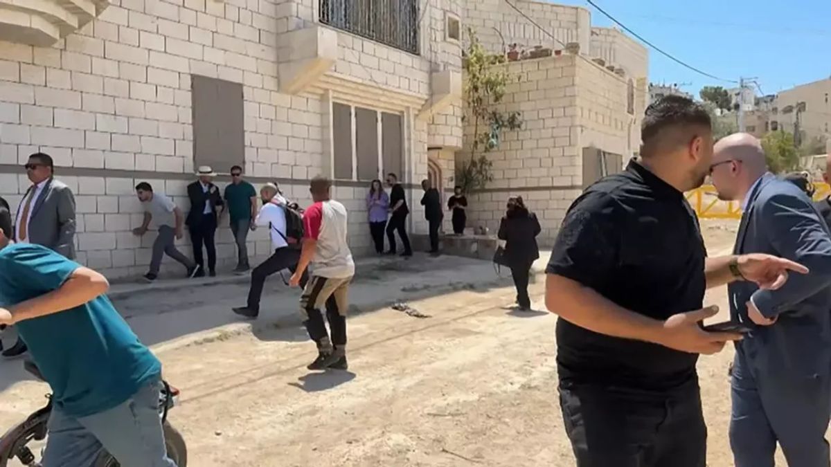 Fuerzas israelíes dispararon contra una delegación de diplomáticos