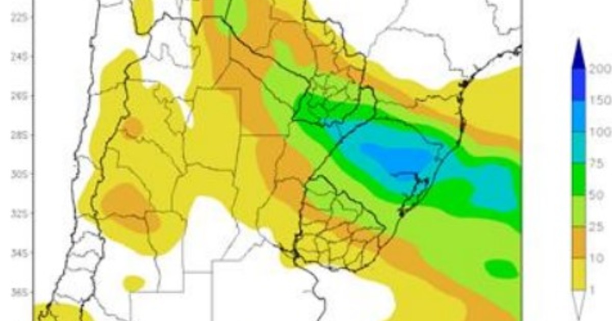 Invierno con lluvias escasas y heladas localizadas en gran parte del área agrícola argentina