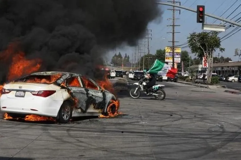 Elon Musk y Trump criticaron las protestas de migrantes en Los Ángeles