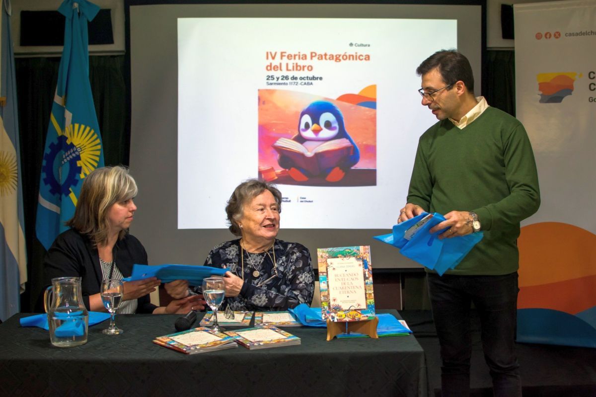 Se realizó la IV Feria Patagónica del Libro en la Casa del Chubut en Buenos Aires