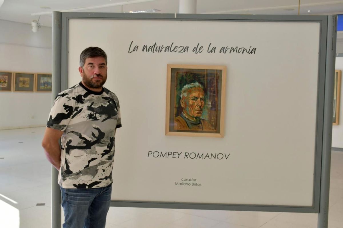Rawson: Provincia invita a disfrutar de la muestra de arte “La Naturaleza de la Armonía” de Pompey Romanov