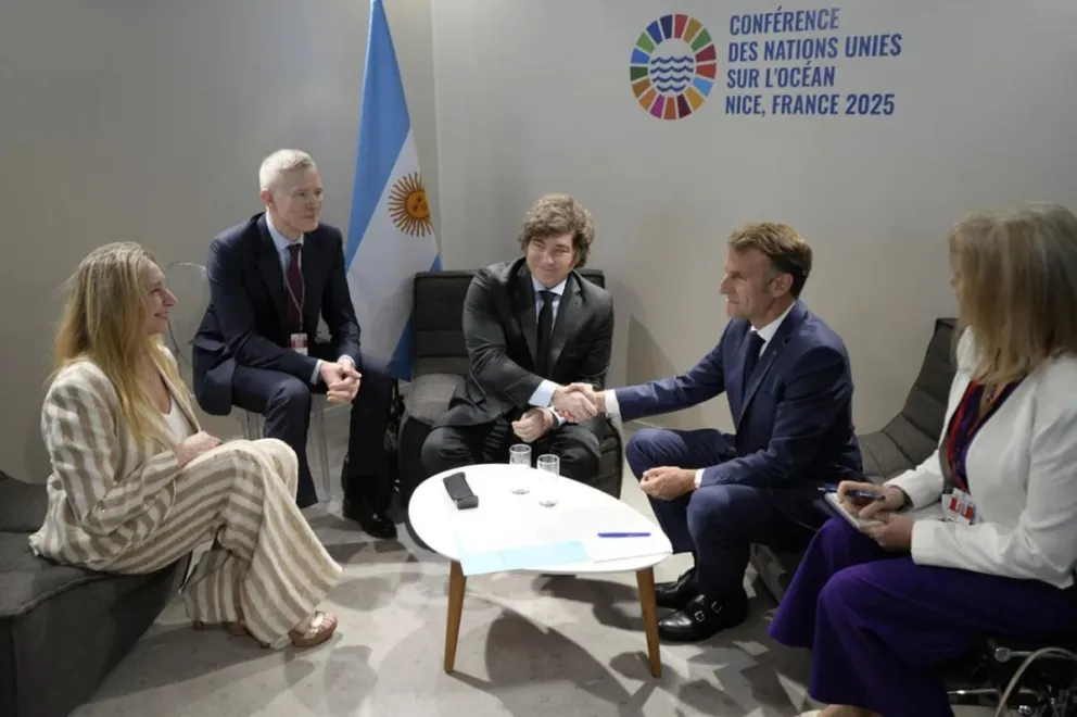 Milei participó de la Conferencia de los Océanos por invitación de Macron y avanza el acuerdo UE-Mercosur