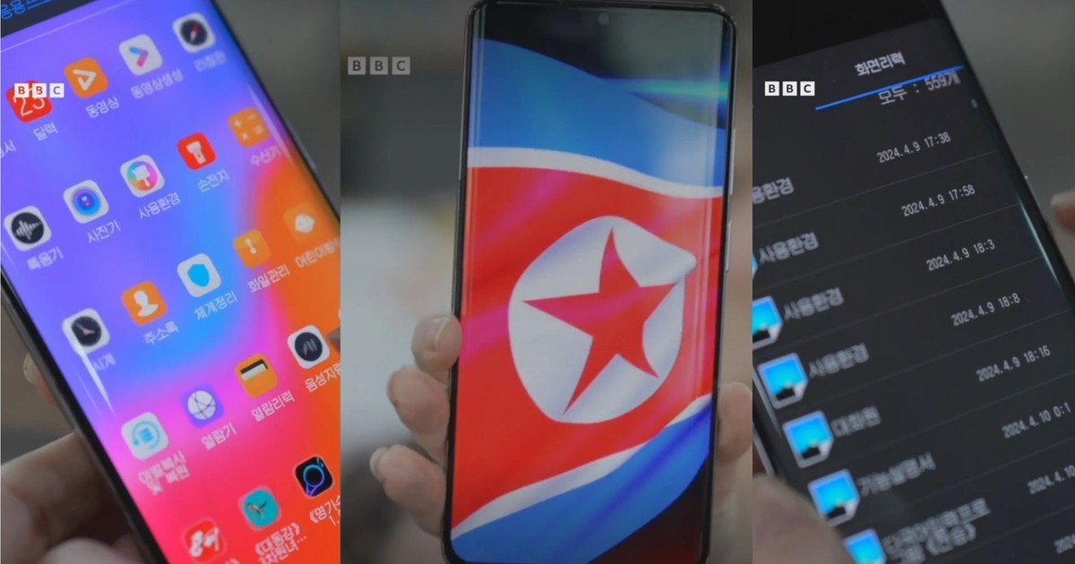 Revelan red de control digital de Kim Jong-un a través de celular sacado de Corea del Norte