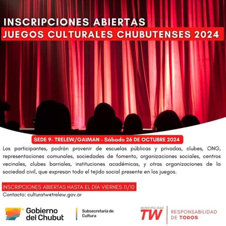 Convocatoria abierta para los Juegos Culturales 2024