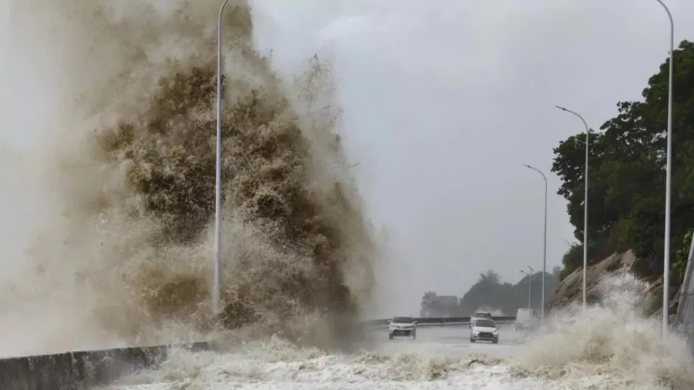 Shanghái bajo alerta: el tifón Co-May obligó a evacuar a más de 15 mil personas