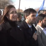 Victoria Villarruel, presente en Río Mayo por sus 90 años