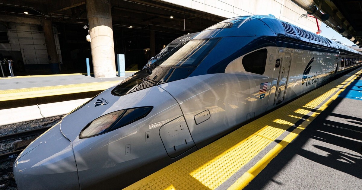 así es el flamante Acela, el tren más rápido de EEUU que une Boston, Nueva York y Washington