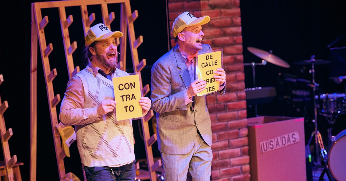 Gutenberg! El musical con dos actores que se multiplican por docenas