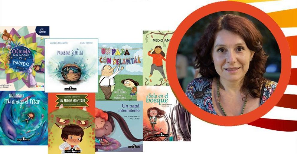 La escritora Magela Demarco estará este viernes en la Feria del Libro de Comodoro