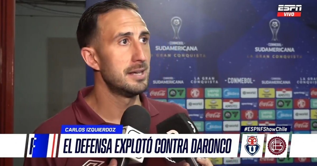 La dura denuncia que hizo Carlos Izquierdoz contra el árbitro tras el penal cobrado a favor de la U :: Olé