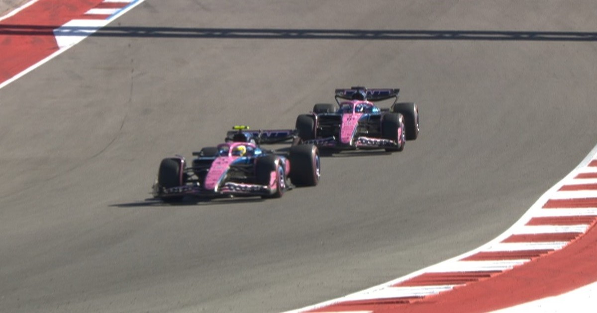 Así fue la gran maniobra de Franco Colapinto para adelantar a Gasly en el cierre del GP de Estados Unidos :: Olé
