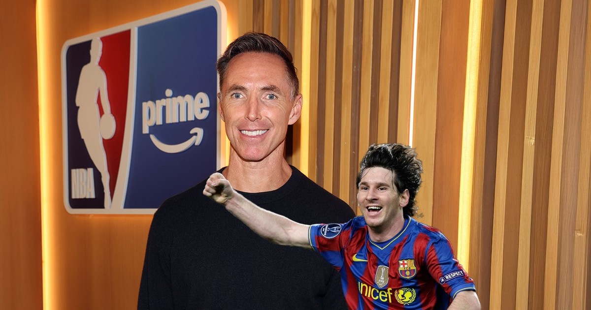 Fue MVP dos veces de la NBA y tiene una insólita deuda hace 15 años con Messi: Steve Nash con Olé :: Olé