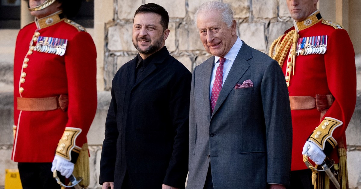 En una importante muestra de apoyo, Carlos III recibe a Zelenski con honores de Estado en Windsor