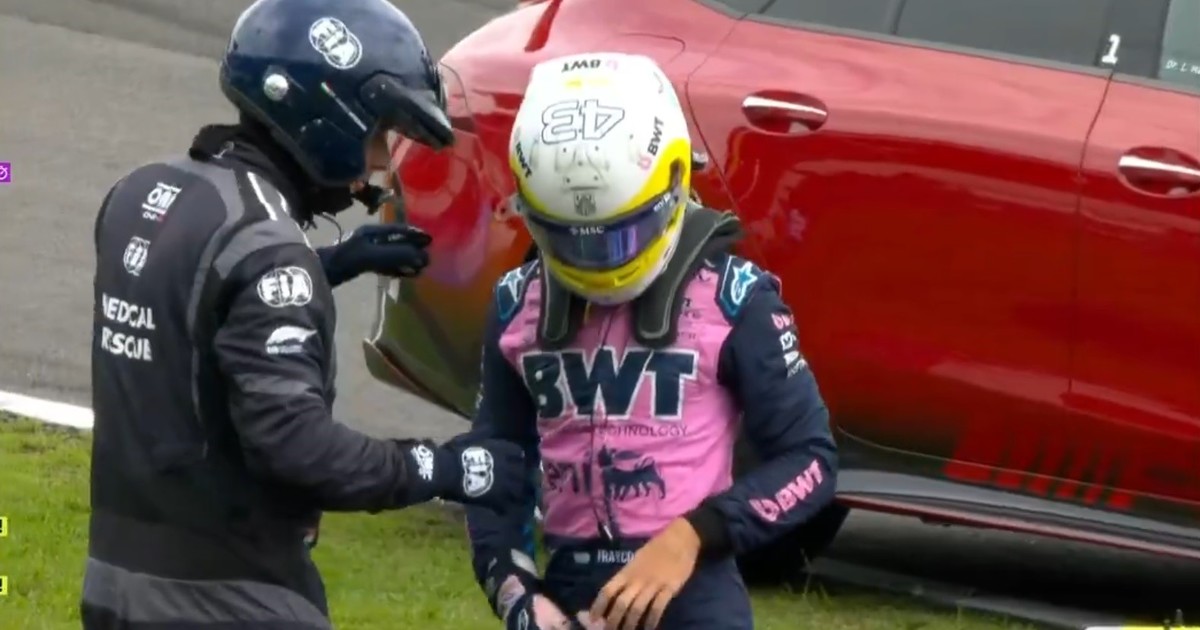 El parte médico de Colapinto tras el fortísimo accidente que sufrió en Brasil :: Olé