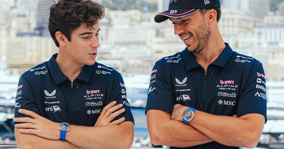 Gasly, sobre el anuncio de Colapinto en Alpine: "Estoy muy emocionado de seguir junto a él" :: Olé