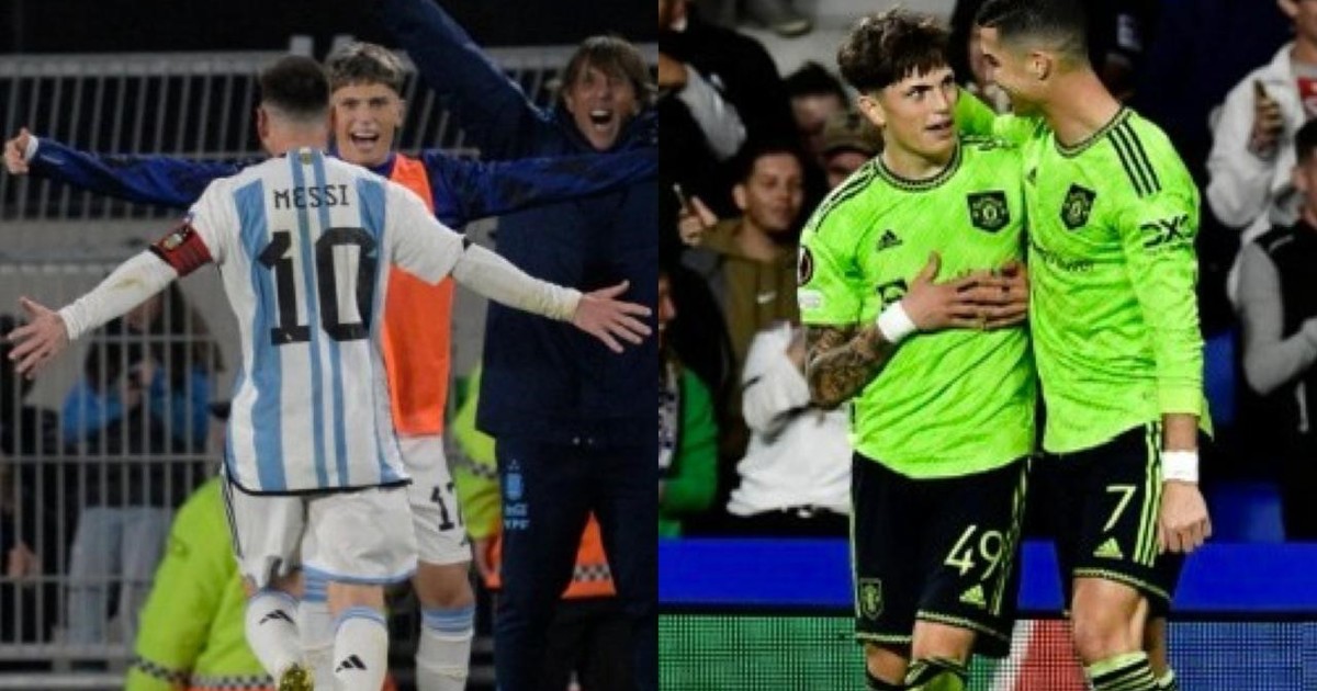 Garnacho contó cómo es jugar con Messi y Cristiano: "Lo más importante es el trabajo y la humildad" :: Olé