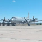 Controles en el mar: Arribó a Trelew el segundo P-3 C Orion
