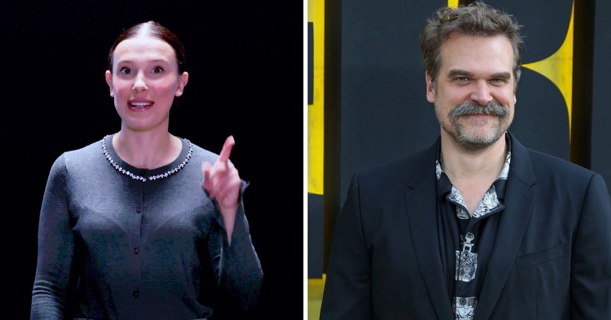 Millie Bobby Brown presentó una denuncia por acoso e intimidación contra David Harbour, su "papá televisivo" en Stranger Things