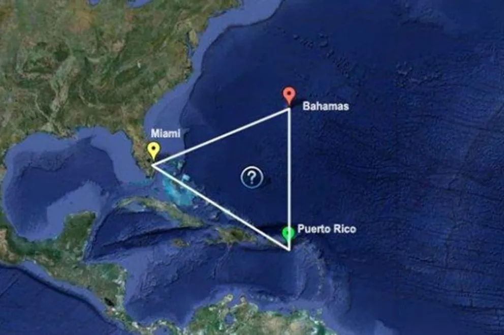 Investigación reveló una anomalía geológica bajo el Triángulo de las Bermudas