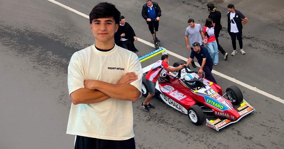 Sebastián Caram, el pibe que sueña con la Fórmula 4: hashtag viral, amor por Racing y entrenamiento con una Amarok :: Olé