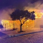 Importante incendio en una vivienda de Rada Tilly