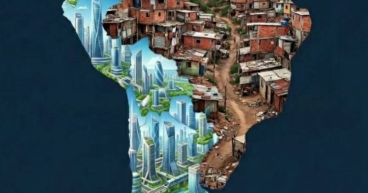 Milei publicó un polémico mapa de Sudamérica con países ricos y pobres y un ministro de Lula salió a cruzarlo muy duro