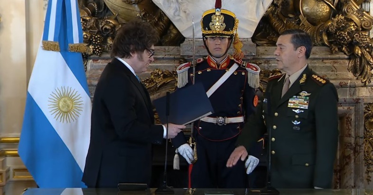 El teniente general Presti juró como nuevo ministro de Defensa ante Milei y armó un equipo con importante presencia militar