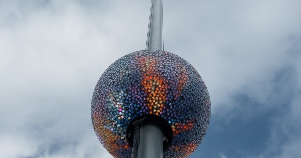 Times Square tiene una nueva y deslumbrante bola para la Nochevieja, y es la más grande hasta ahora