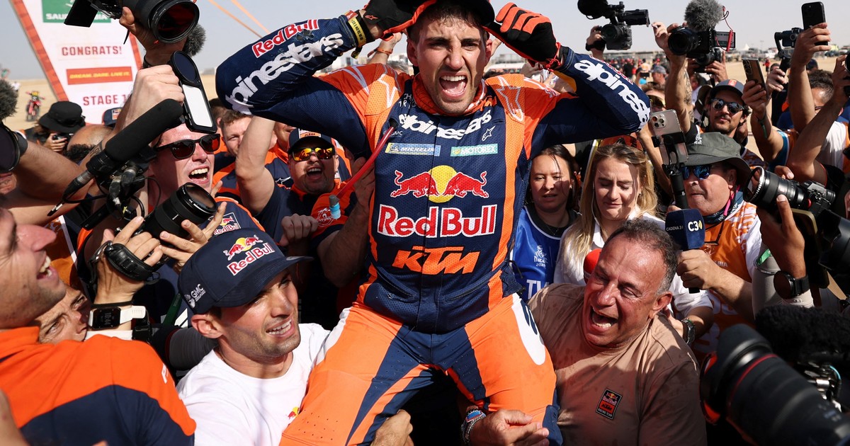 Dakar 2026: Luciano Benavides campeón en motos por solo dos segundos :: Olé