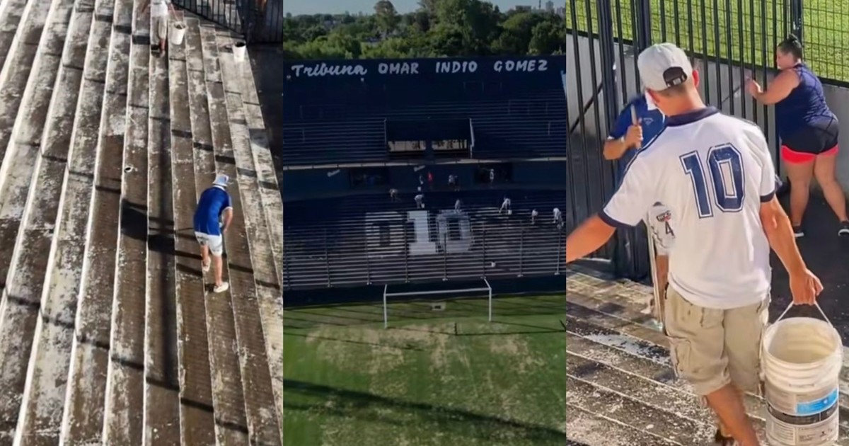 El Centenario se pinta entre todos: la iniciativa de Quilmes :: Olé