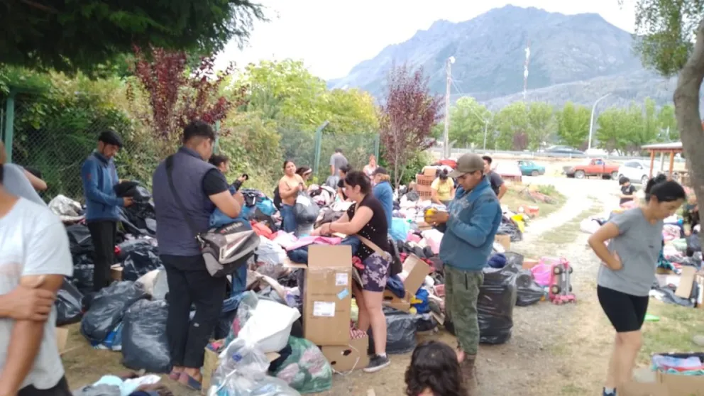 Llegaron con éxito las donaciones desde Comodoro hacia la cordillera