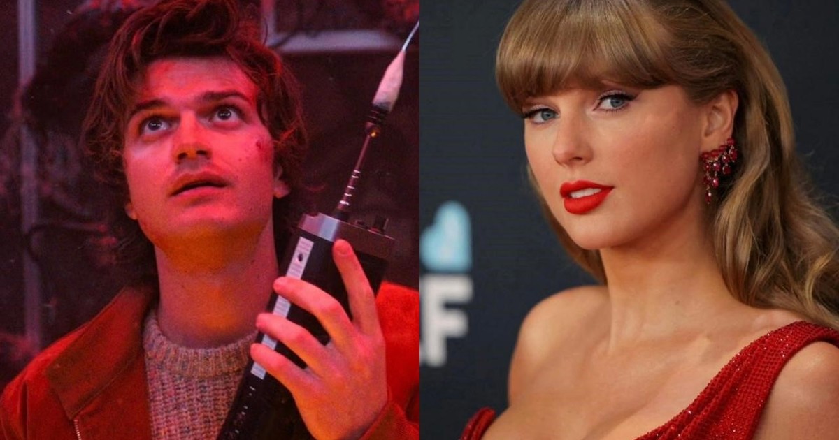 Utilice este título  Uno de protagonistas de Stranger Things superó a Taylor Swift y arrasó en las listas con una canción que salió hace dos años y cree en base a ese titulo original un titulo nuevo, preciso, comprensible y que no pierda relacion con el titulo original. Necesito que me devuelvas solo y nada mas que el titulo nuevo.