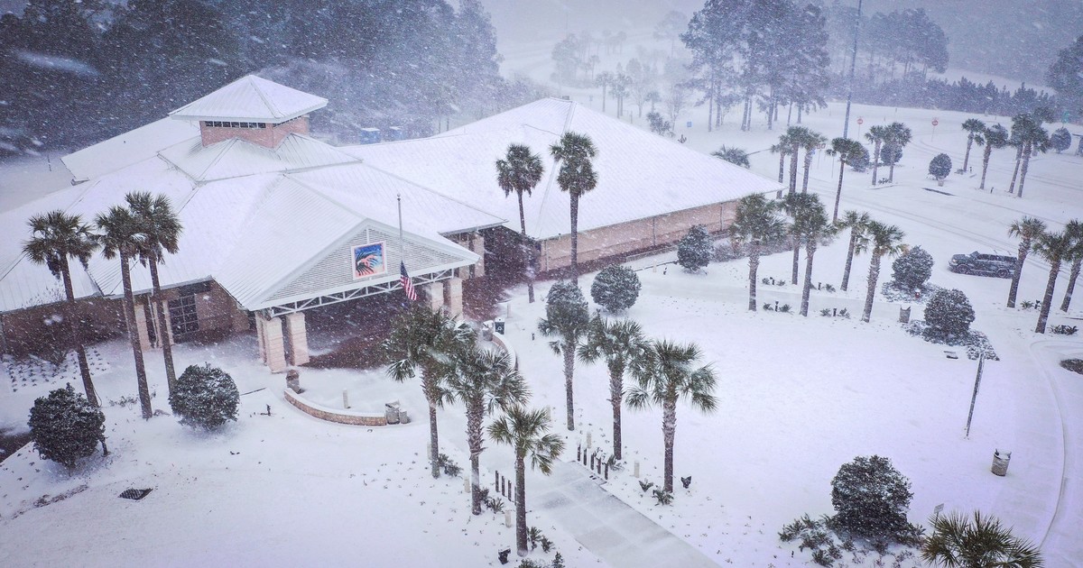¿Nieve en Florida? Una ola de aire ártico abre la puerta a un fenómeno inusual en el estado