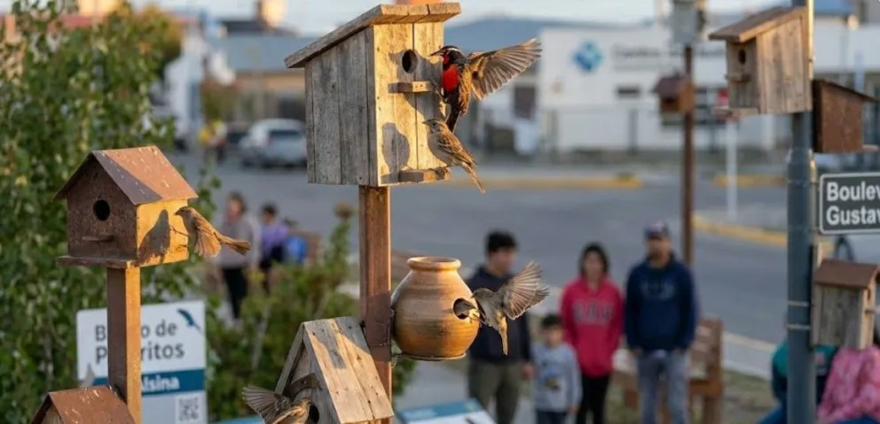 Barrio de Pajaritos: una iniciativa ambiental y artística en Avenida Alsina