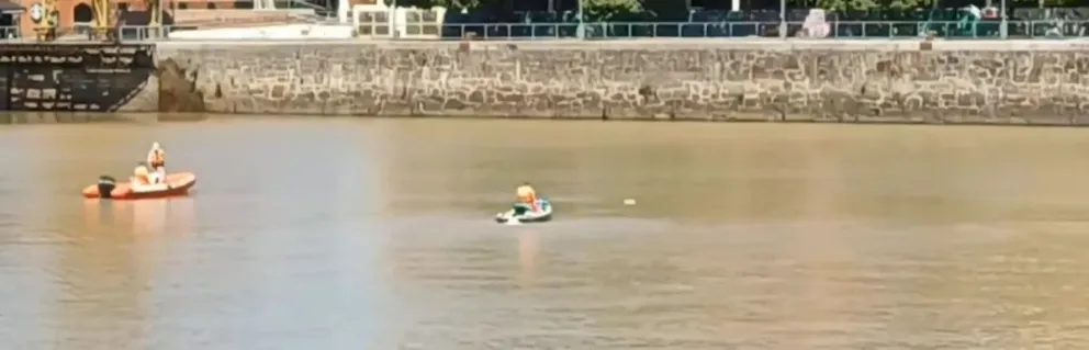 Hallan el cuerpo de un hombre en el dique dos de Puerto Madero