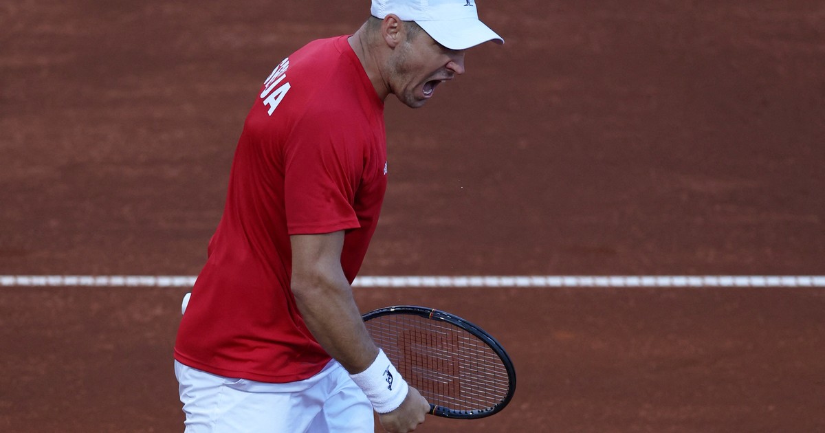 Preocupación en la Copa Davis: Dusan Lajovic sufrió un traumatismo de cráneo rumbo al vestuario :: Olé